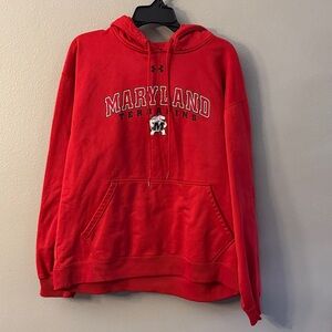 Under Armour Red Maryland Terrapins Sweatshirt